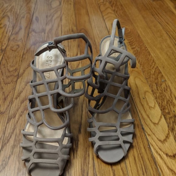 NWOT Schutz Jaden Sandal Neutral -- 8 size - Picture 4 of 7